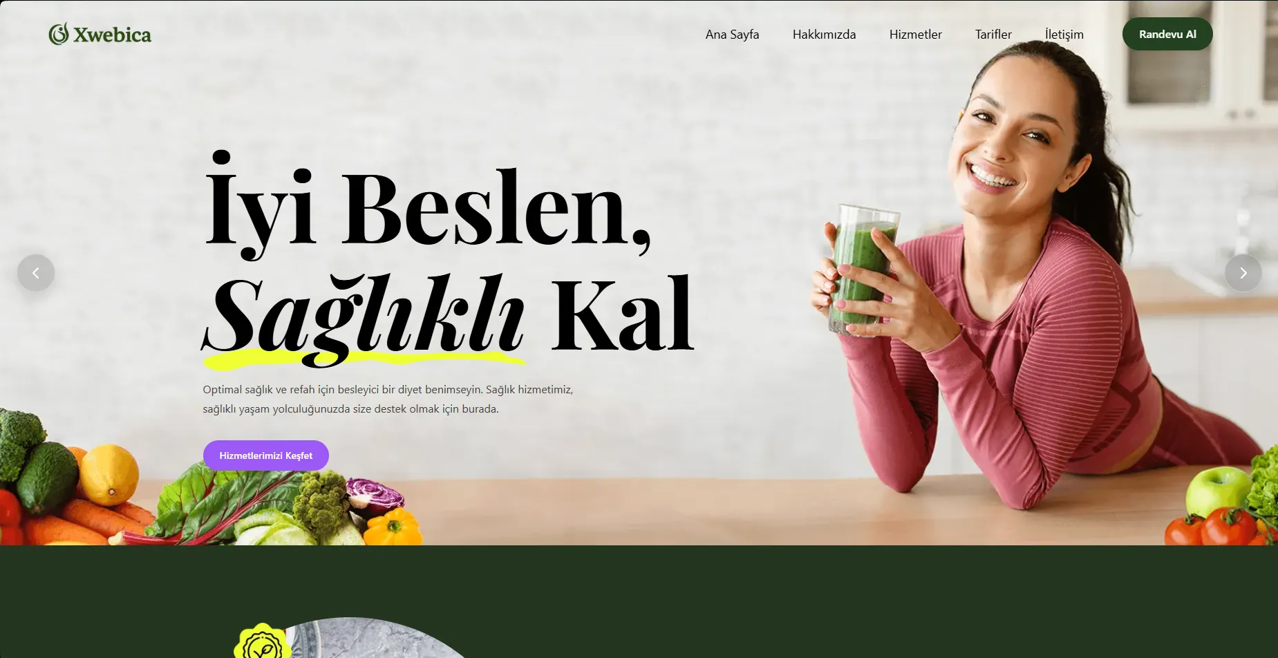 XWebica Diyetisyen Demo